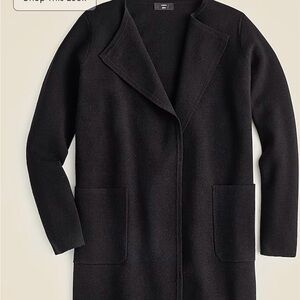 J Crew Collarless Juliette sweater cardigan sz S